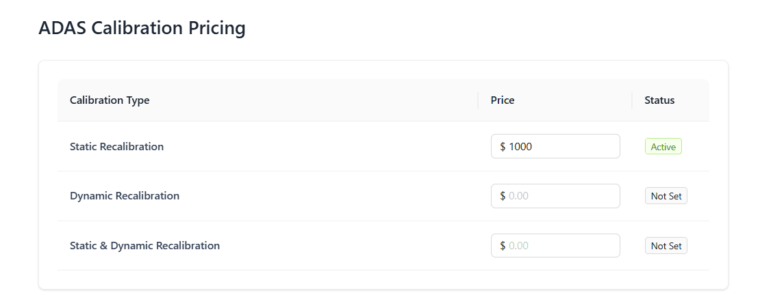 Configurable Pricing & Business Settings right screenshot
